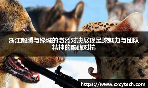 pa视讯浙江毅腾与绿城的激烈对决展现足球魅力与团队精神的巅峰对抗